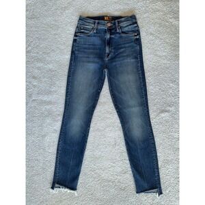 Mother Jeans Stunner Zip Ankle Step Fray Women's Size 24